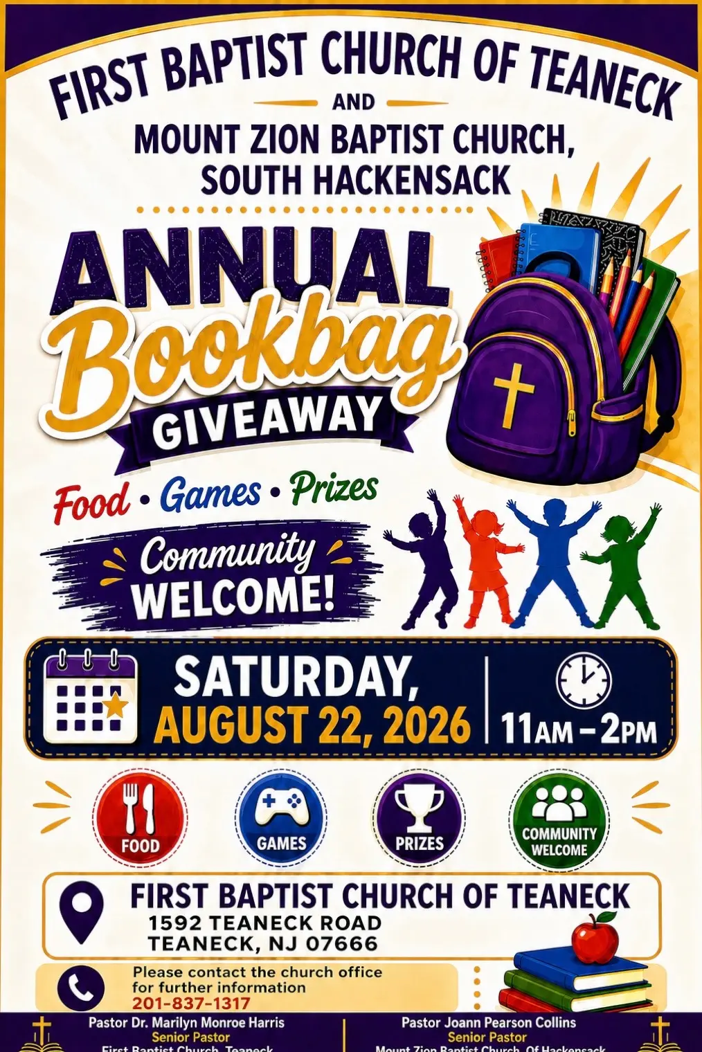 Annual Bookbag Giveaway